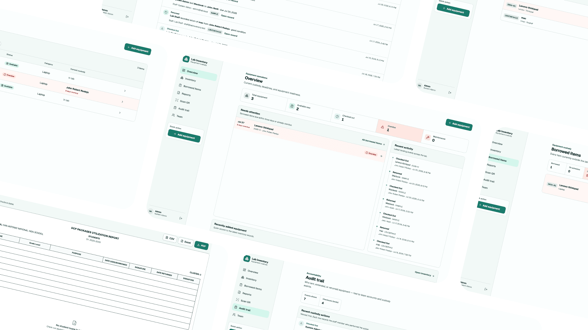 AssetTrack featured view