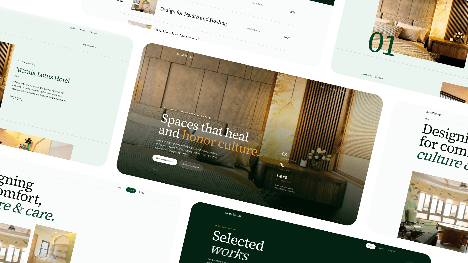 Client portfolio featured view
