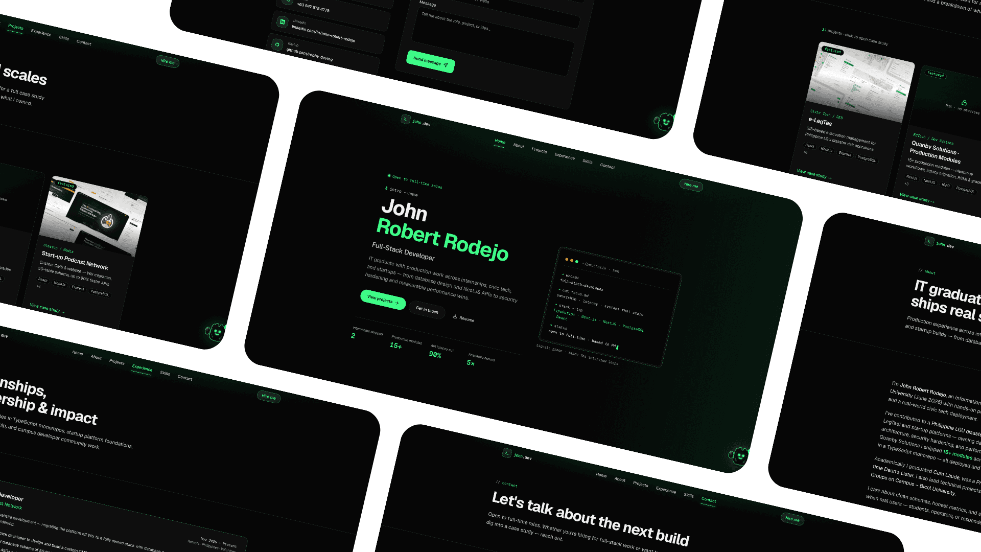 john.dev featured view