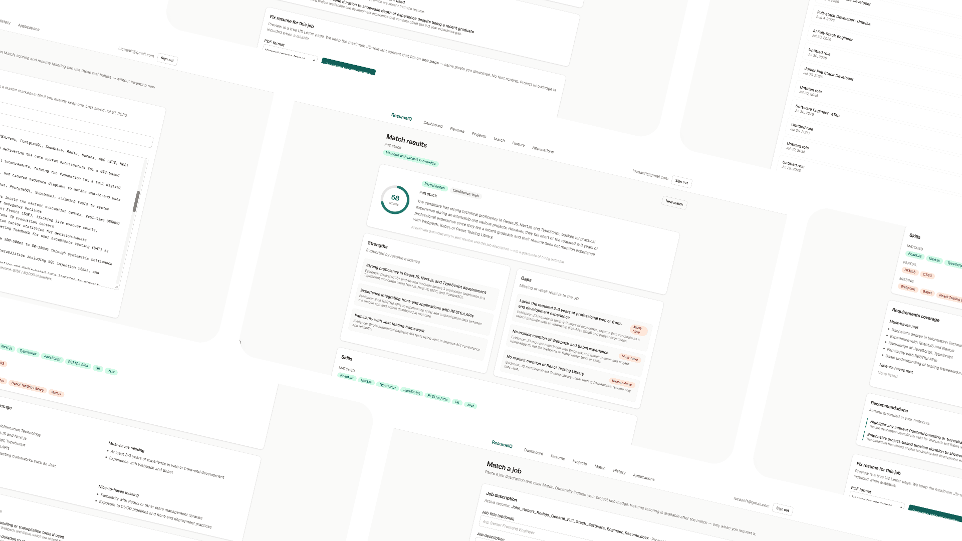 ResumeIQ featured view